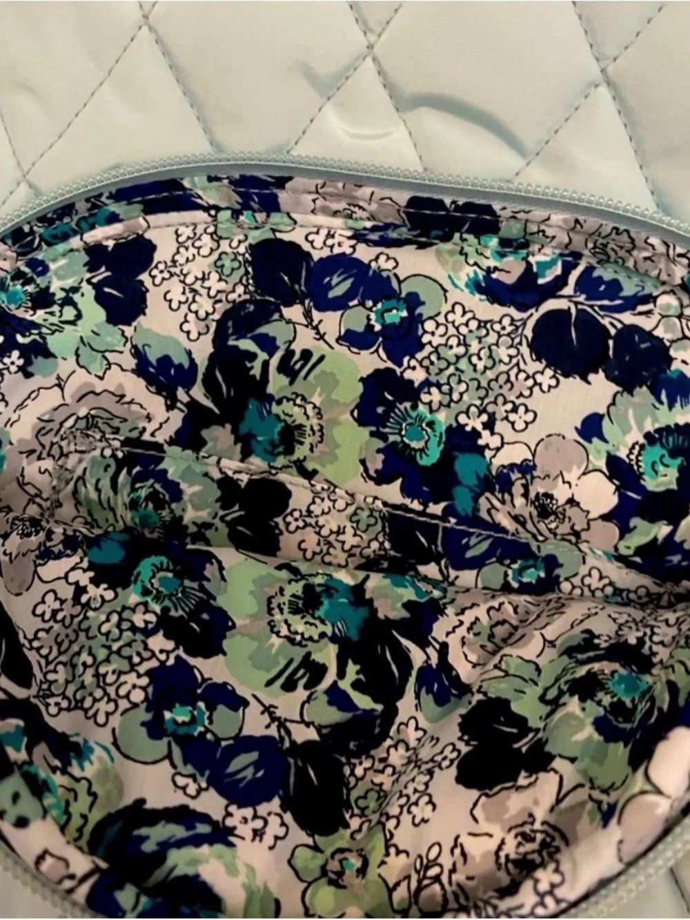 Vera Bradley Ultralight Compact Backpack Sea Salt Blue NWT